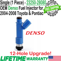 OEM x4 Denso 12-Hole Upgrade Fuel Injectors For 2005, 2006 Pontiac Vibe 1.8L I4 - $158.39