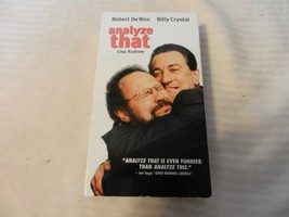 Analyze That (VHS, 2003) Robert DeNiro, Billy Crystal - £7.23 GBP