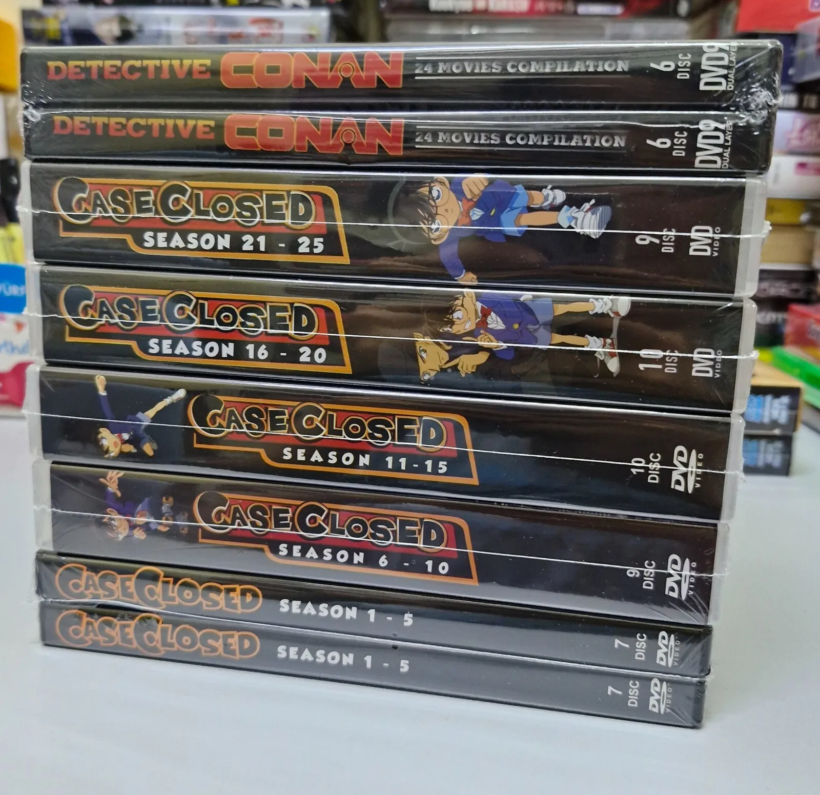 Anime DVD Detective Conan Case Closed Complete TV Series Season 1-30 + 24 Movies - £278.78 GBP