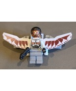 LEGO Minifig Marvel Super Heroes Falcon Complete With Wings and Pack Sh2... - $24.99