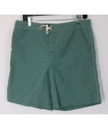 LL Bean 33 Green Nylon Board Shorts 8&quot; Inseam - £18.10 GBP