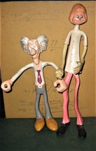 MAD SCIENTIST lot of  2 BENDY ACTION FIGURE 1987 ARCO Toys - $8.17 CAD