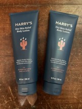 (2) Harry&#39;s Dry Skin Relief Body Lotion Fig 10 Fl Oz Both Are Sealed  - £26.30 GBP
