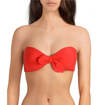 Gianni Bini  Red Bikini Top Bow Bandeau   Strapless Bikini Top with opti... - £21.48 GBP