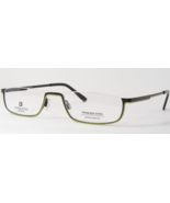 LOOK & FEEL BI 1209-15 Matte Black /Lime Green EYEGLASSES 54-19-145mm Germany - $69.30