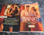 Harlequin Silhouette Maya Banks lot of 2 Contemporary Romance Paperbacks - £3.14 GBP