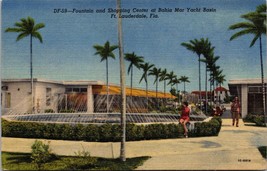 Vintage Bahia Mar Yacht Basin -women Fort Lauderdale Florida FL - Postcard a3 - £17.76 GBP