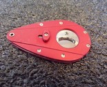 Xikar Cigar Cutter, Aluminum body, Double guillotine, Red No Box - £59.95 GBP