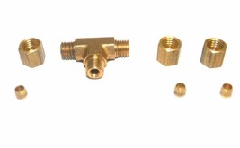 Big A Service Line 3-16420 Hydraulic Tee Connector Fitting 1/8&quot; - £10.99 GBP