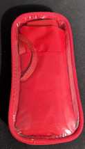 London Fog Clipper Mist Red Umbrella In Case - Very good - $13.85