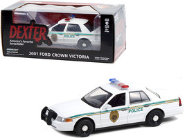 2001 Ford Crown Victoria Police Interceptor White &quot;Miami Metro Police Department - £37.87 GBP