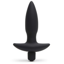 Butt Tingler Vibrating Butt Plug - 3.5 Inch Silicone Anal Plug - Beginner Friend - £36.75 GBP