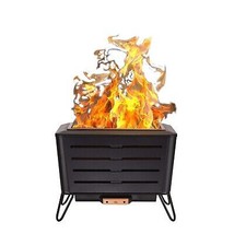 Fire Pit Smokeless Outdoor Portable Wood Burning Patio Backyard Bonfire 21.5&quot; ~~ - £115.45 GBP