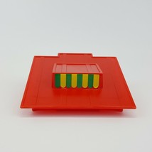 Lincoln Logs Shed Slanted Red Roof Replacement Piece Part Play Skool Toy - $5.19