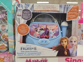 Frozen  (Boombox) sing-along on mic to built-in music w/ Anna Elsa, MP3, Disney - £22.04 GBP