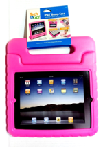 PINK Tech &amp; Go! Protective Bump Case Cover iPad 2/3/4 Handle Doubles as a Stand - £7.85 GBP