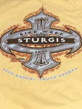 Sturgis 2005 65th Anniversary Motorcycle Rally Double Sided Graphic T-Sh... - £14.23 GBP