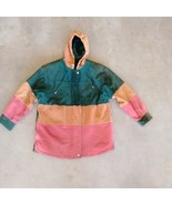 Gitano Mens Size Large Vintage Suede Leather Color Block 90&#39;s - $91.56 CAD