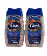 2X Tums Ultra Strength 1000 Assorted Berries Antacid Tablets 72 Ct. Each - £11.84 GBP