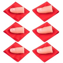 6 Set Finger Magic Trick, Disappearing Silk Fake Thumb Tip - £13.28 GBP