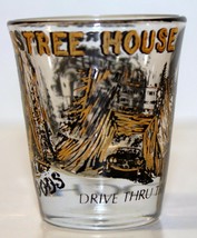 Shot Glass World Famous Tree House California,One Log House,Red Woods,Drive Thru - £7.91 GBP