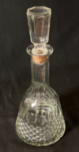Unique Bell Shaped Vintage Whiskey Wine Decanter with Stopper - £13.76 GBP