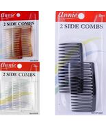 2 PIECES 2-SIDE COMBS HAIR Clips Styling ACCESSORIES CLEAR/BLACK/BROWN - €2,13 EUR