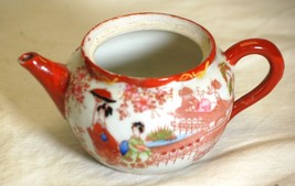 Asian Mini Teapot Japanese Geisha Girls Japan (No Lid) - $9.89