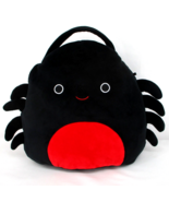 Squishmallow Spider Halloween Candy Bag 12&quot; Black Bella Treat Pail Bucke... - £13.39 GBP