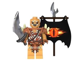 Gundabad Orc Banner The Lord of The Rings Minifigures Block Building Toys - $4.99