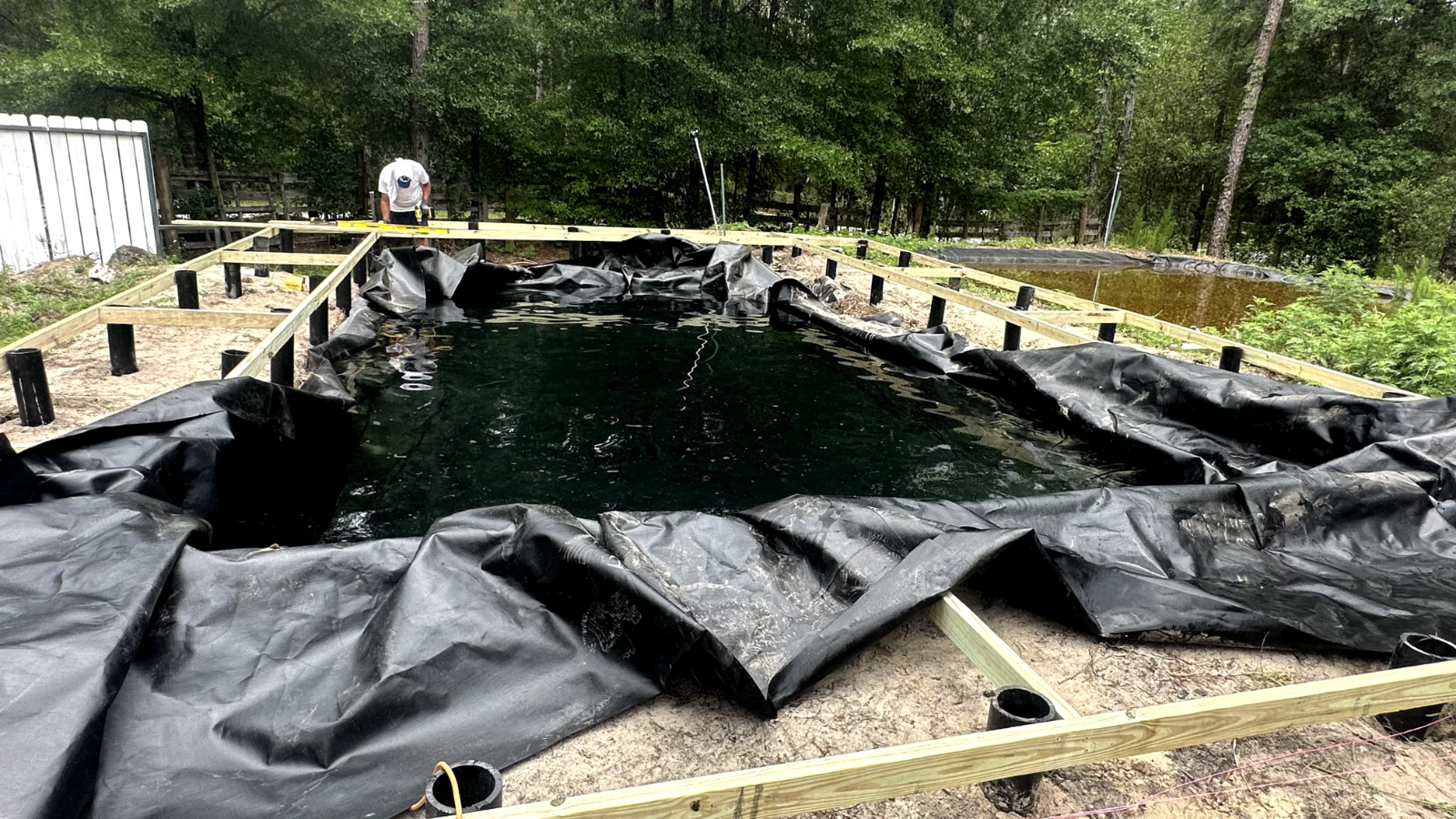 Pond liner, 30 mill, HDRPE,8X40,UV Resistant,Strong,Durable,Fish pond,Pools. K9 Item image 7