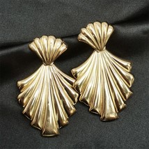 Fkewyy Earrings For Women Jewelry Fashion Gold Plated Jewellery Vintage Punk Acc - £7.57 GBP