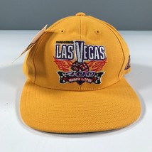 Vintage NASCAR Hat Yellow International Las Vegas 400 1998 Logo Athletic - £14.44 GBP