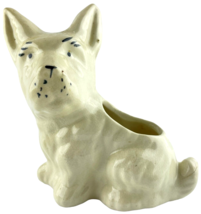 West Highland Terrier Dog Planter Westie Succulent Ceramic Vase - £18.41 GBP