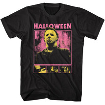 Halloween Pink Action Men&#39;s T Shirt John Carpenter Michael Myers Laurie Horror - £19.69 GBP+