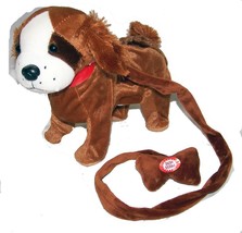 LARGE BROWN BEAGAL REMOTE CONTROL WALKING DOG WITH SOUND battery operate... - £14.90 GBP