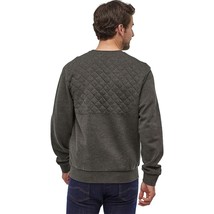Patagonia Worn Wear Men&#39;s Organic Cotton Quilt Crewneck Sweatshirt Size ... - $49.49