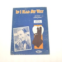 Vintage Sheet Music 1940 If I Had My Way Piano Guitar Voice Bing Crosby - £11.04 GBP