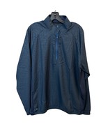  Adidas HA9118 DEBOSSED QUARTER-ZIP PULLOVER Windbreaker Mens XL - $47.06 CAD