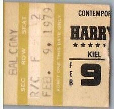 Harry Chapin st Louis Missouri Concert Ticket Stub Février 9 1979 - £33.92 GBP