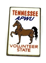 Tennessee Volunteer State APWU American Postal Workers Union Lapel Hat Pin - £16.31 GBP