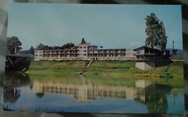 Vintage Color Photo Postcard Riverside Motel and Restaurant, VG COND - £2.36 GBP