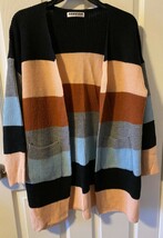 Ecowish Colorblock Sweater Women&#39;s size XL with pockets - $10.39