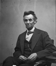 Frame A Patent Abraham Lincoln Photograph - Historical Artwork From 1865, Gloss - £33.55 GBP