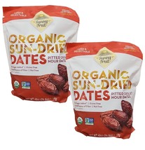 2 Packs ORGANIC Sun-dried Pitted Dates 40oz Each, No Sugar Added, Gluten Free - £21.12 GBP