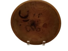 Primitive Wood Chopping Dough Bowl Munising Vintage Mid Century Treenware - $39.55