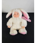 Vintage 1997 Anne Geddes Baby Bunnies Plush Doll  in Bunny Outfit New Ol... - €16,76 EUR