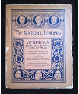 1895 book The Nations Leaders J Paul Jones Ben Franklin John Hancock Rob... - £7.08 GBP