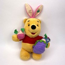 Winnie the Pooh Bunny Ears Plush Mattel Eeyore Tigger Piglet Easter Basket Vtg - £7.47 GBP