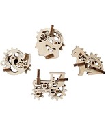 UGEARS 70029 U-Fidgets Tribiks Puzzle Pieces Set with 4 Models Anti-Stre... - £20.02 GBP